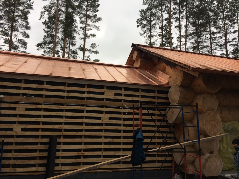 Устройство кровельных и фасадных конструкций с фальцевым медным покрытием