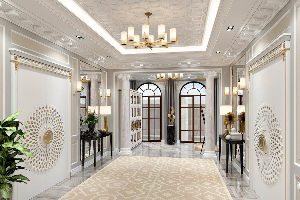 Elegant and modern entrance hall
