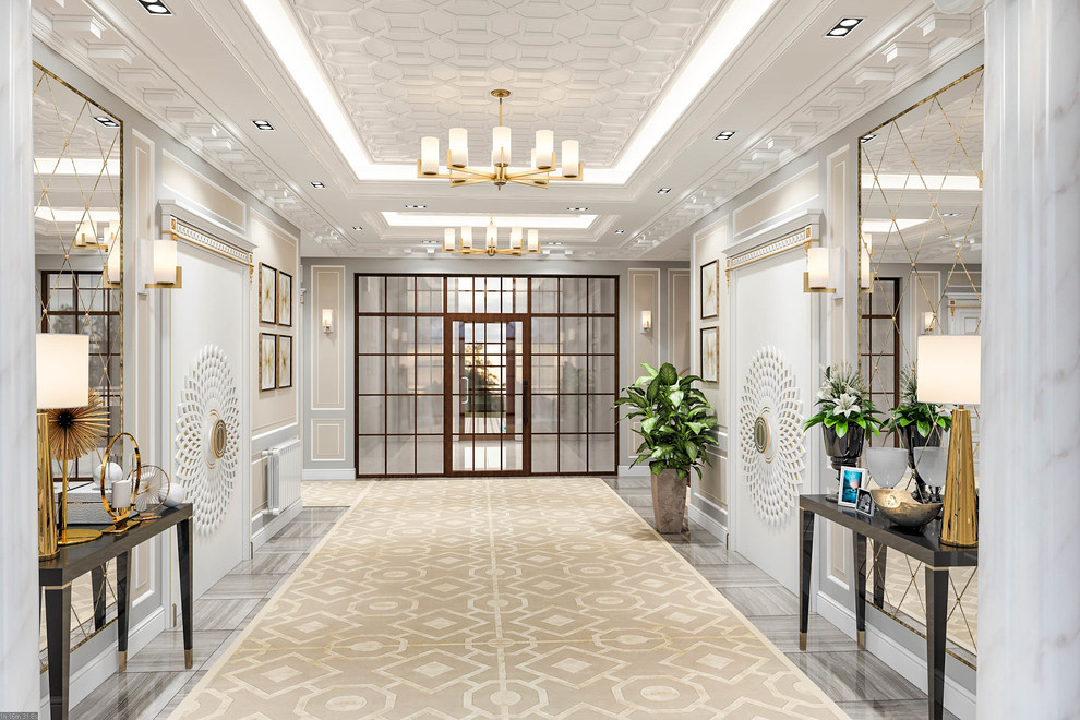 Elegant and modern entrance hall
