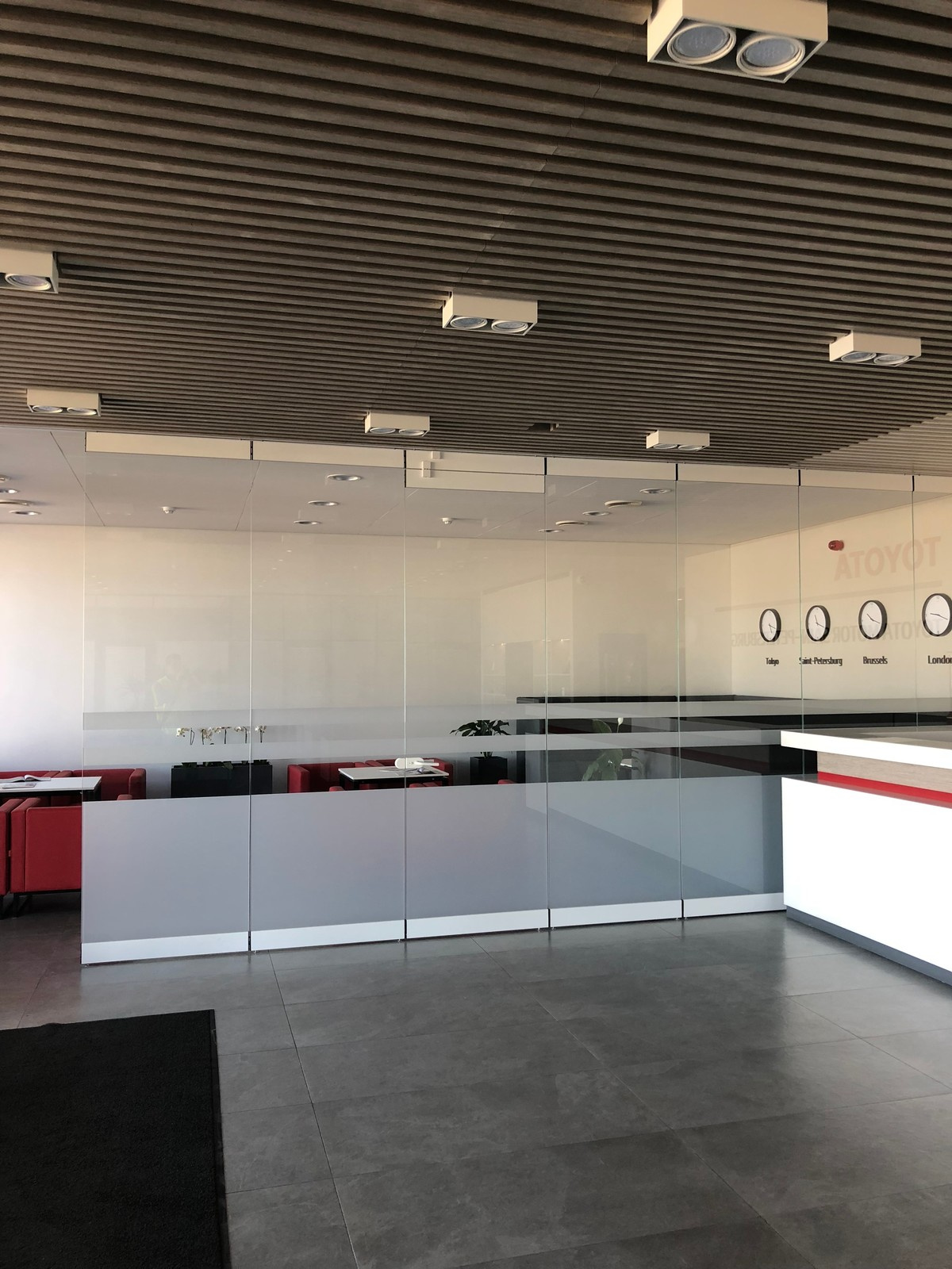 Административный блок на заводе Toyota в СПб