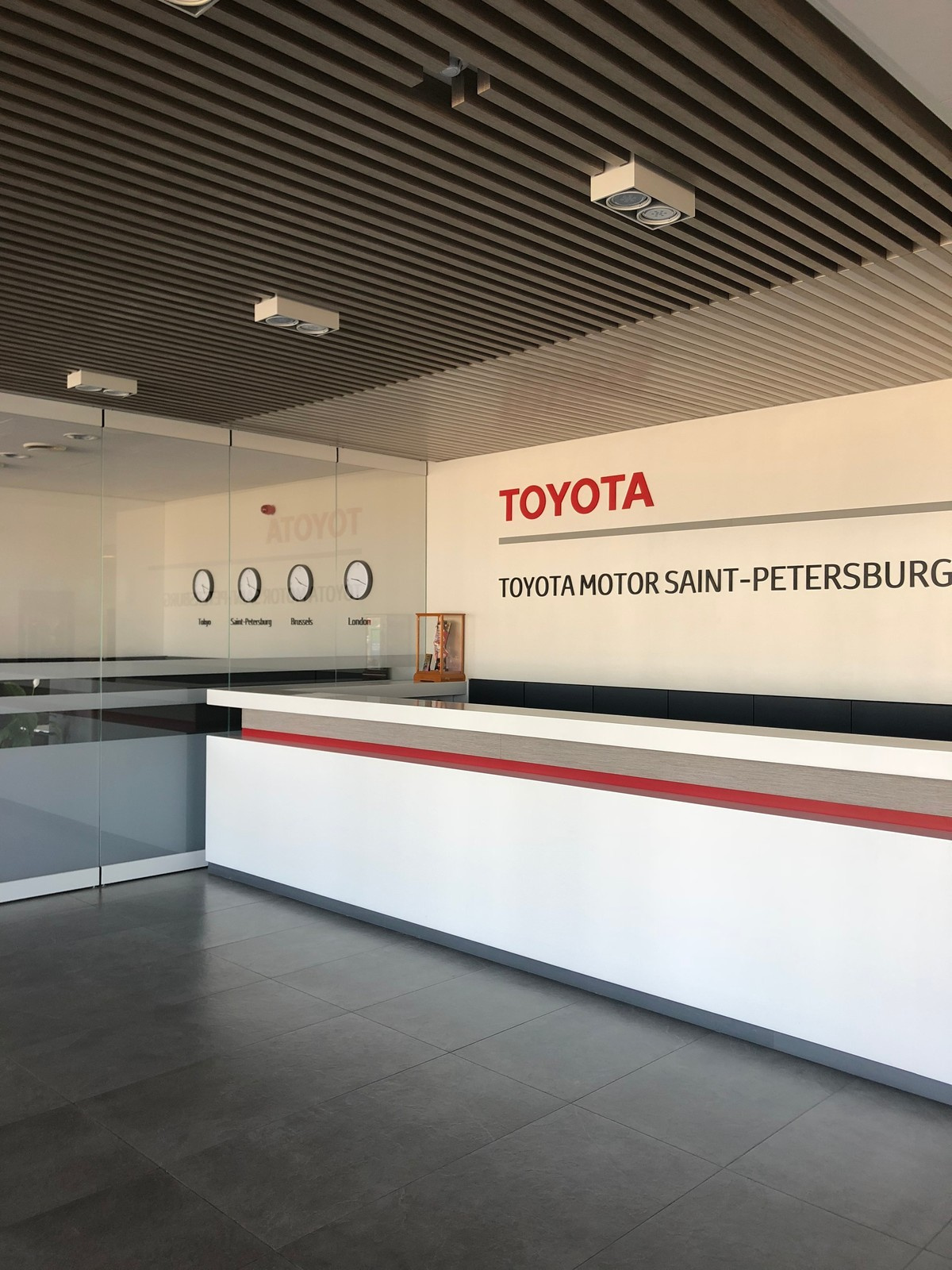 Административный блок на заводе Toyota в СПб