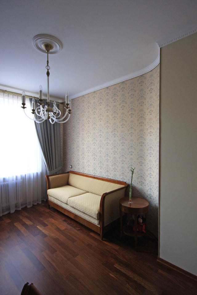 РЕСПЕКТАБЕЛЬНЫЙ ИНТЕРЬЕР КВАРТИРЫ В Ж/К "ШУВАЛОВСКИЙ"