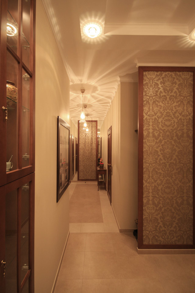 РЕСПЕКТАБЕЛЬНЫЙ ИНТЕРЬЕР КВАРТИРЫ В Ж/К "ШУВАЛОВСКИЙ"