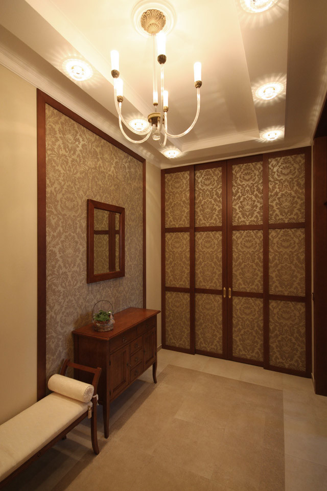 РЕСПЕКТАБЕЛЬНЫЙ ИНТЕРЬЕР КВАРТИРЫ В Ж/К "ШУВАЛОВСКИЙ"