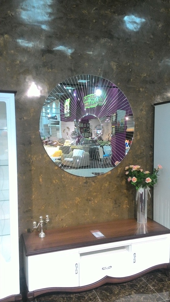 Обложка проекта: Зеркало-солнце из зеркальной мозаики