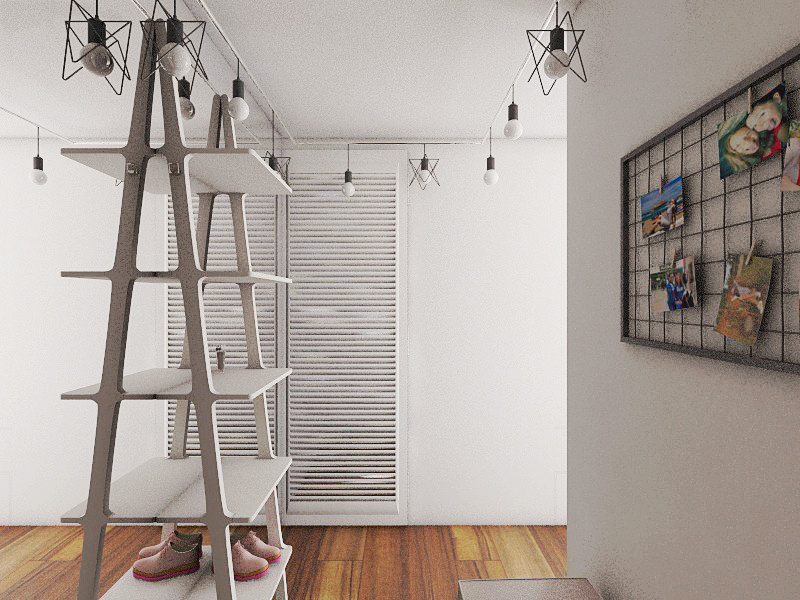 Дизайн квартиры-студии в минимализме.