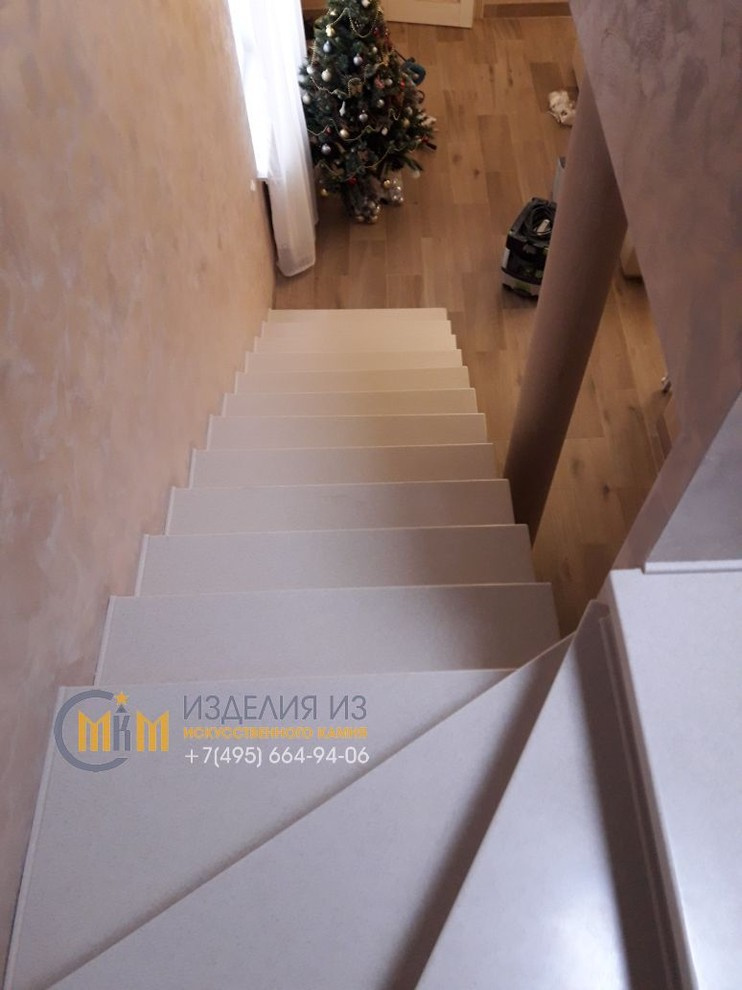 Лестница из искусственного камня