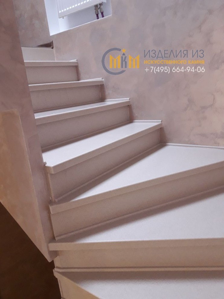 Лестница из искусственного камня