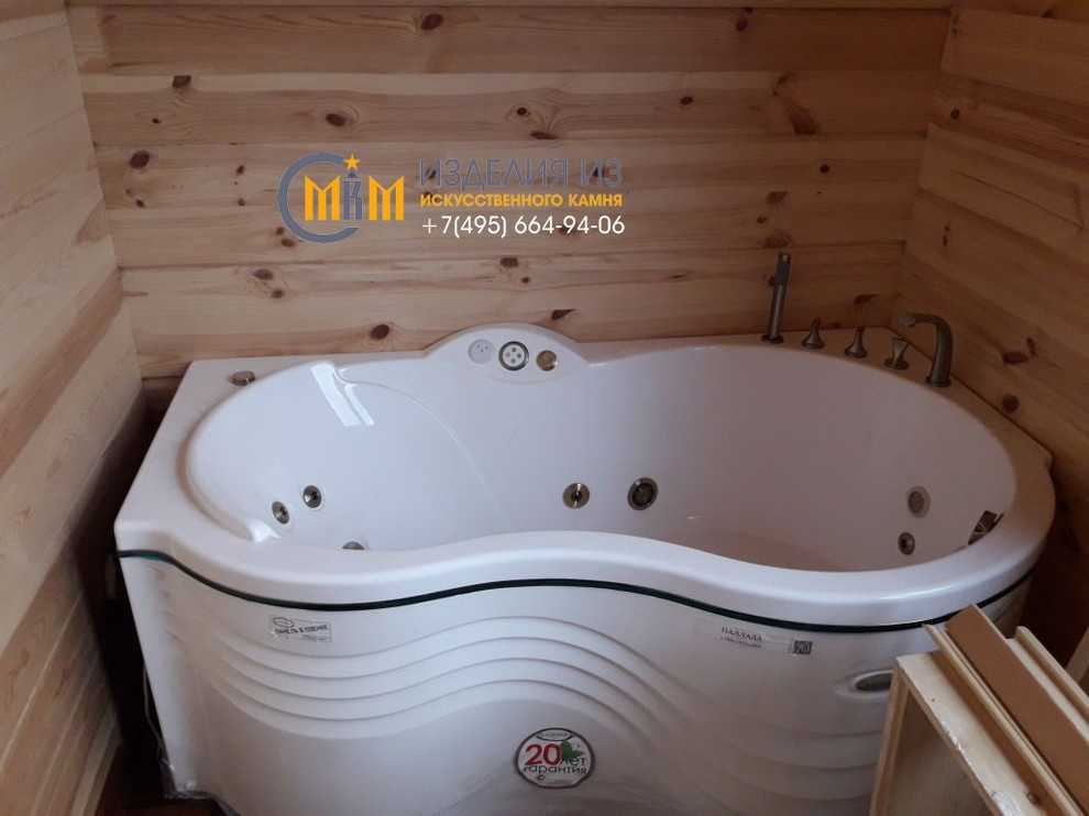 Облицовка ванной из искусственного камня