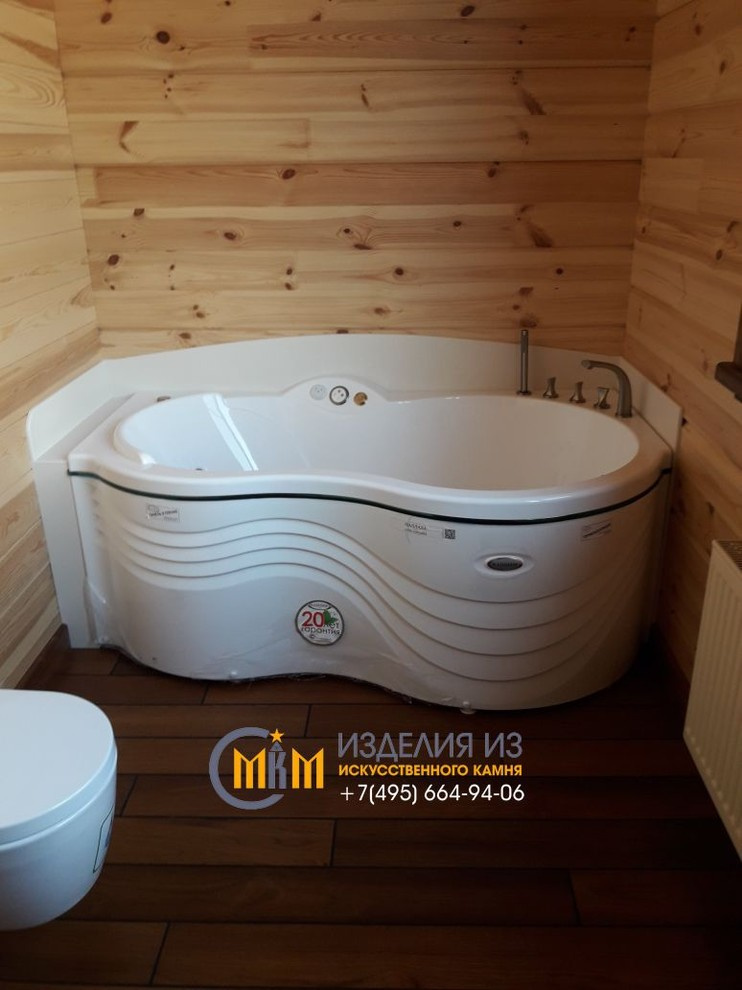 Облицовка ванной из искусственного камня