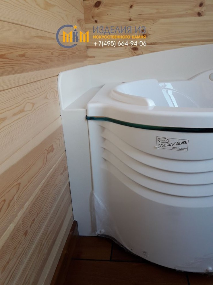 Облицовка ванной из искусственного камня