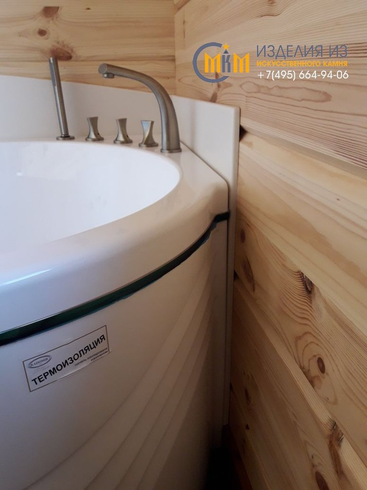 Обложка проекта: Облицовка ванной из искусственного камня