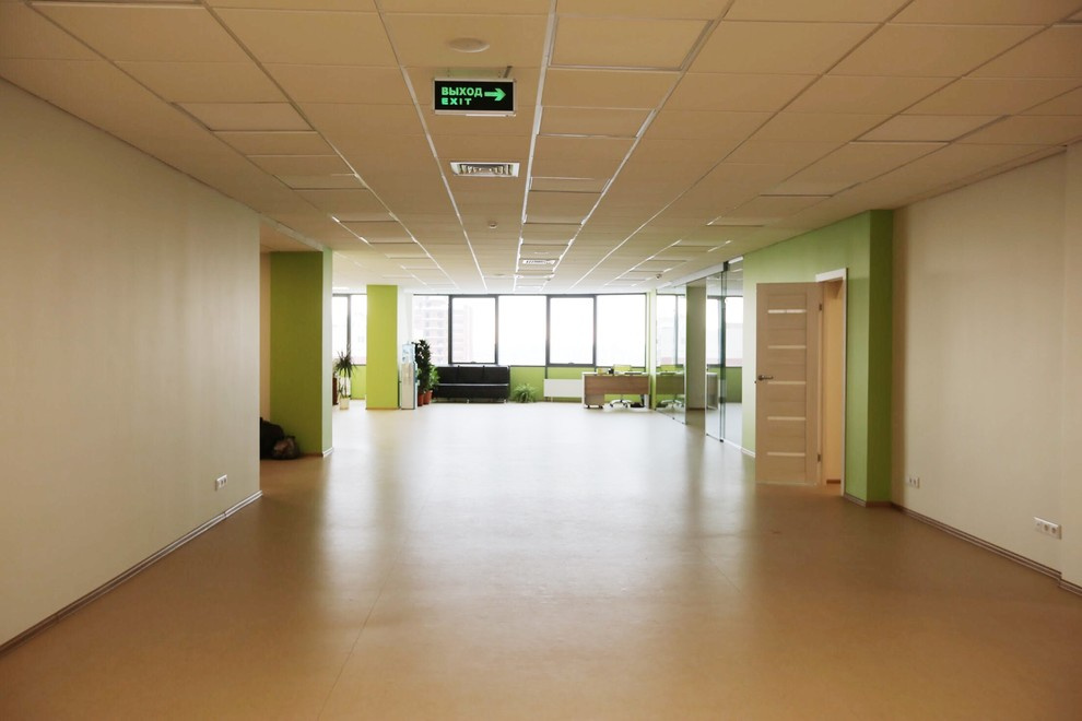 Ремонт офиса 1000 кв.м.- Холл