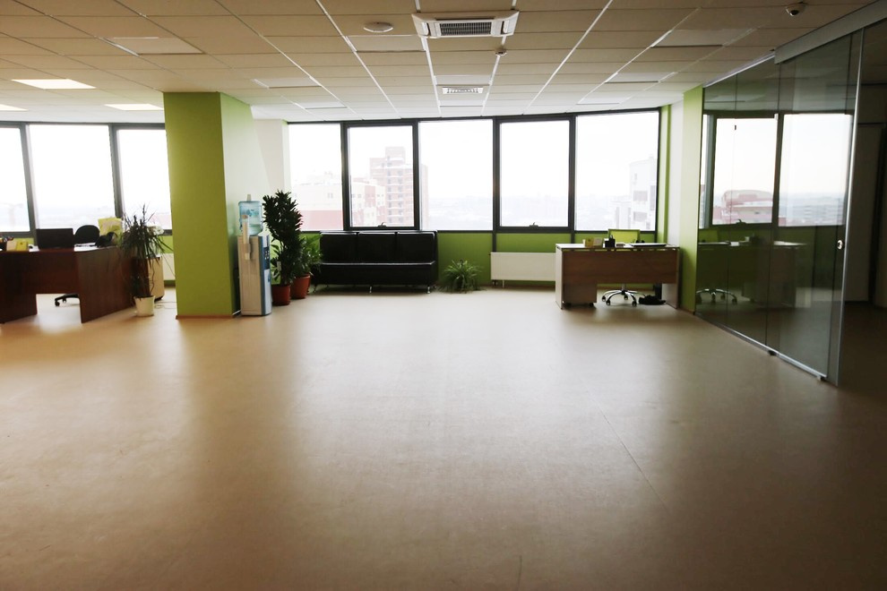 Обложка проекта: Ремонт офиса 1000 кв.м.- Холл