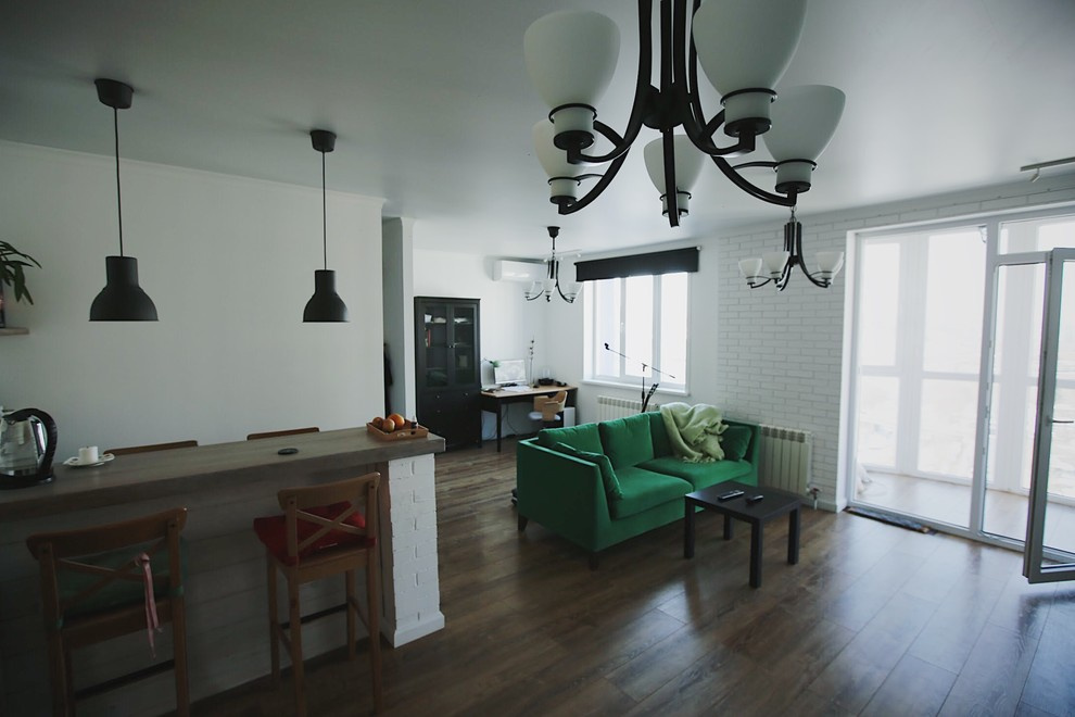 Студия - 50 кв.м - Гостиная-кухня