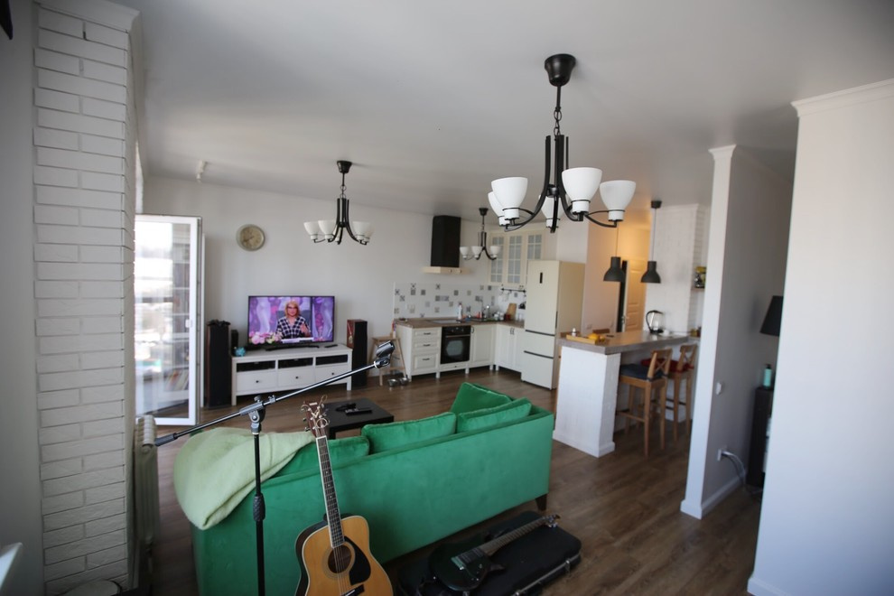 Студия - 50 кв.м - Гостиная-кухня