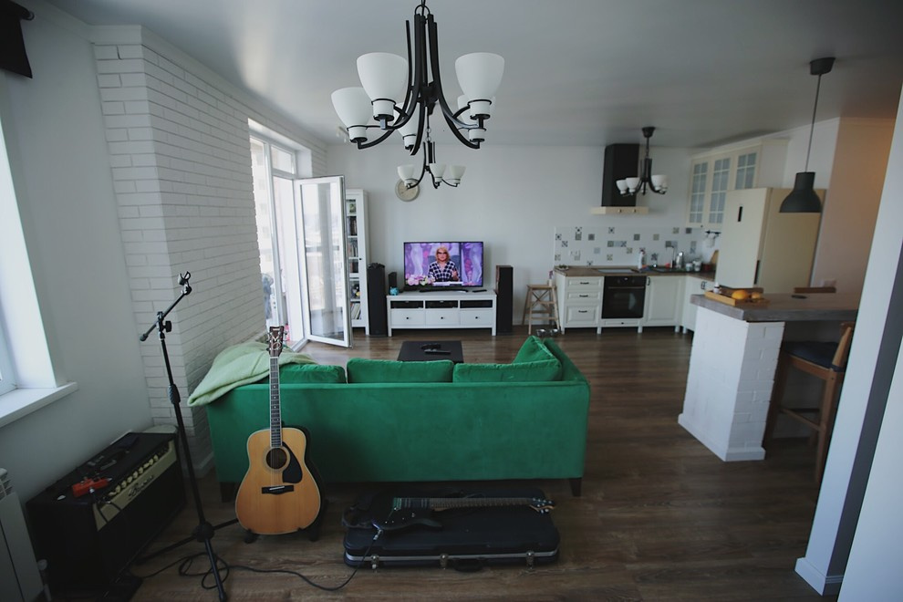 Студия - 50 кв.м - Гостиная-кухня