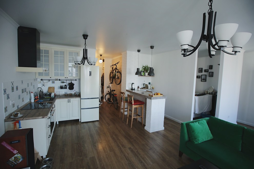 Студия - 50 кв.м - Гостиная-кухня