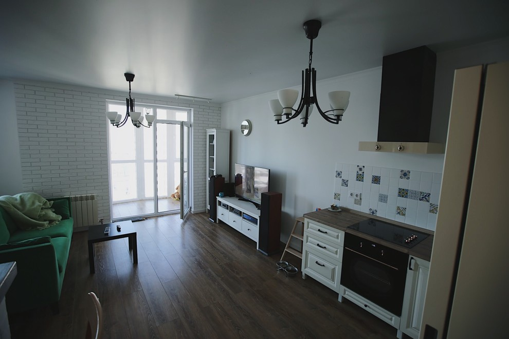 Студия - 50 кв.м - Гостиная-кухня