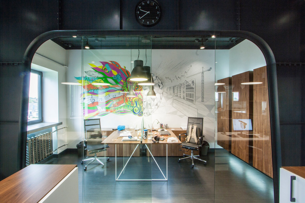 Дизайн интерьера офиса строительной компании