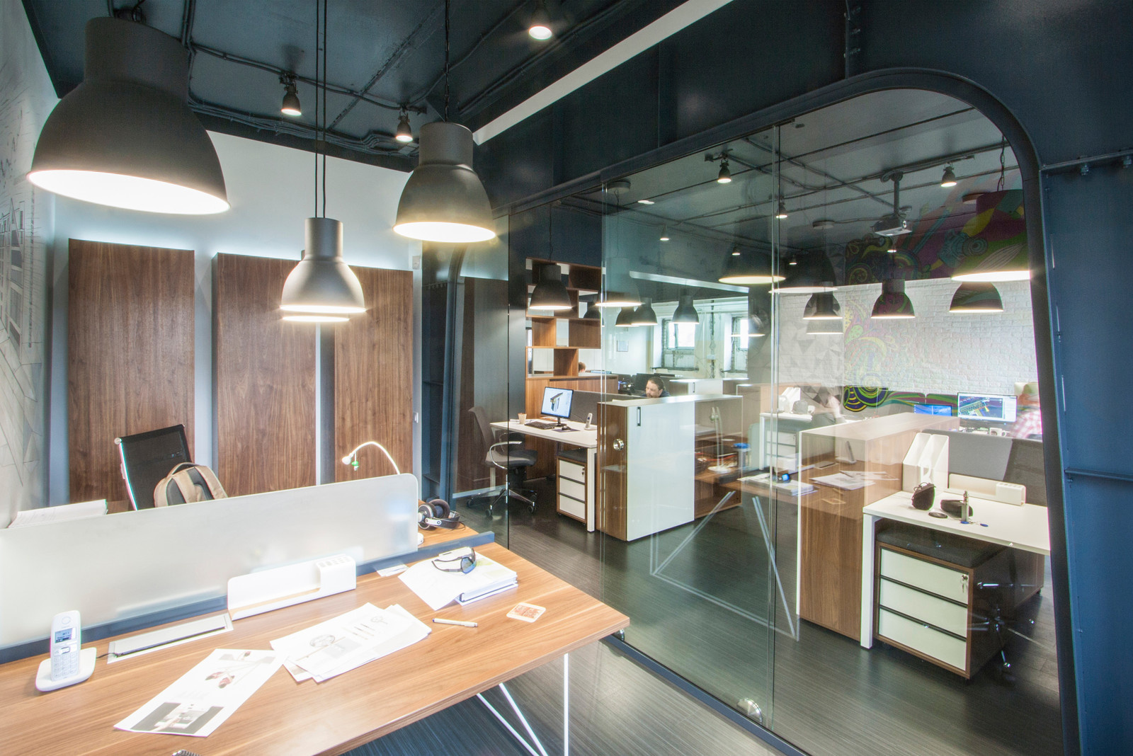 Дизайн интерьера офиса строительной компании