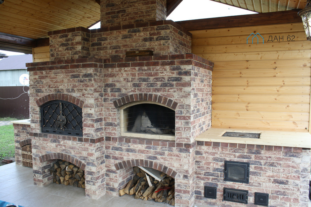 Беседка с печным комплексом