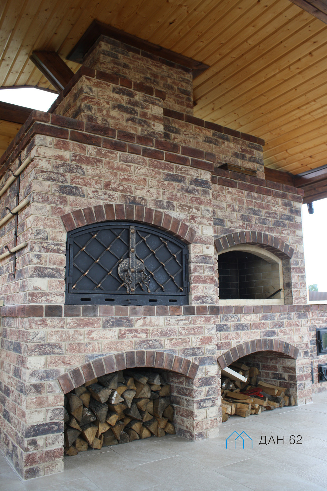 Беседка с печным комплексом