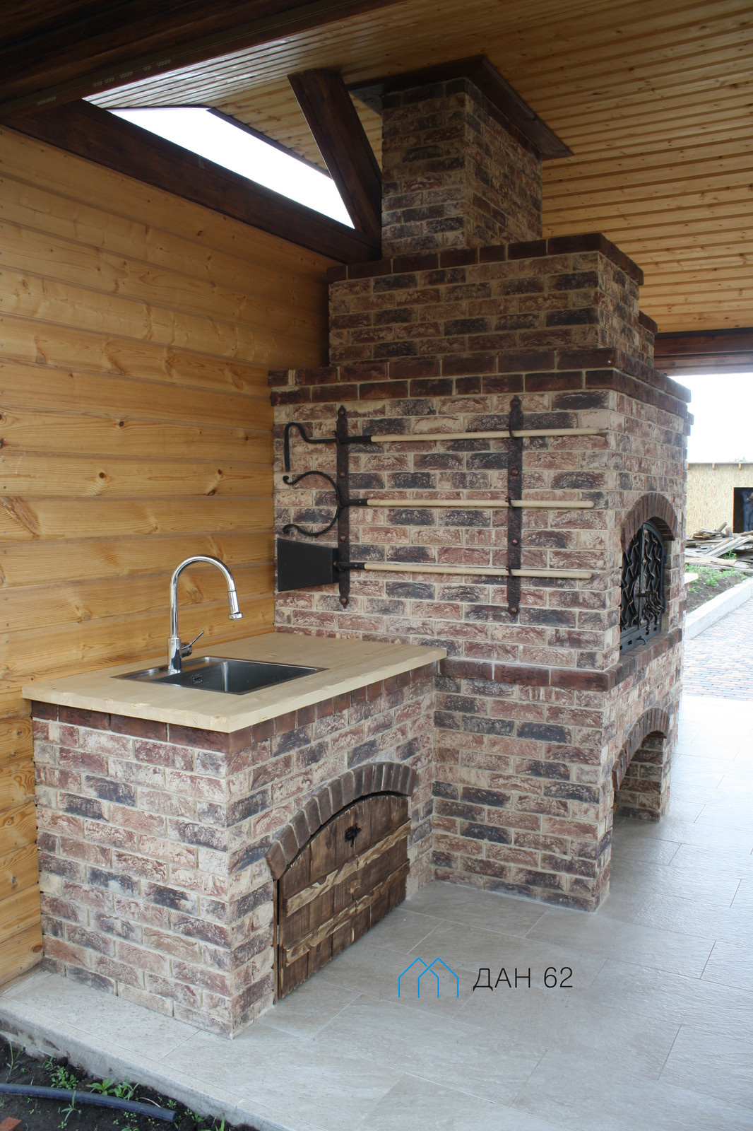 Беседка с печным комплексом