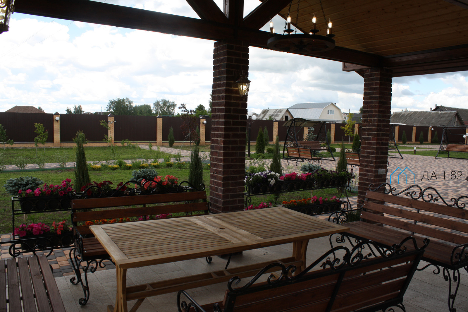 Беседка с печным комплексом