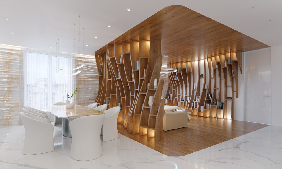 Квартира с волнами