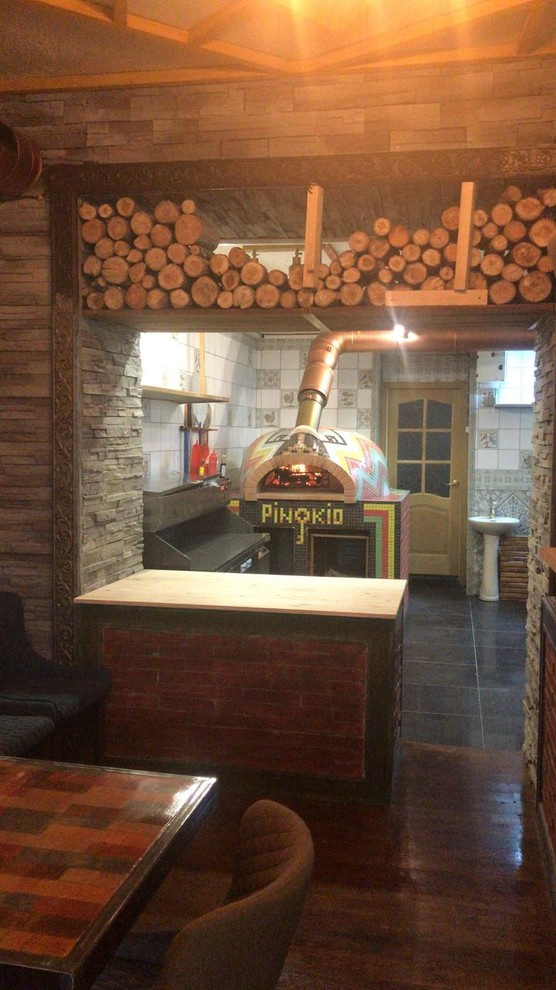 Декорация и отделка помпейских печейдан