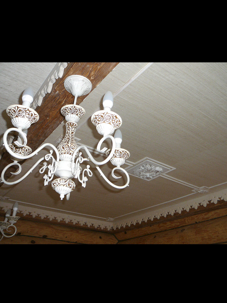 Рубленный дом. Спальня.