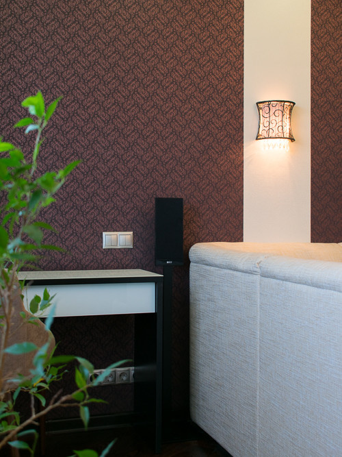 Домашний кинотеатр в гостиной. KEF, Denon, Samsung