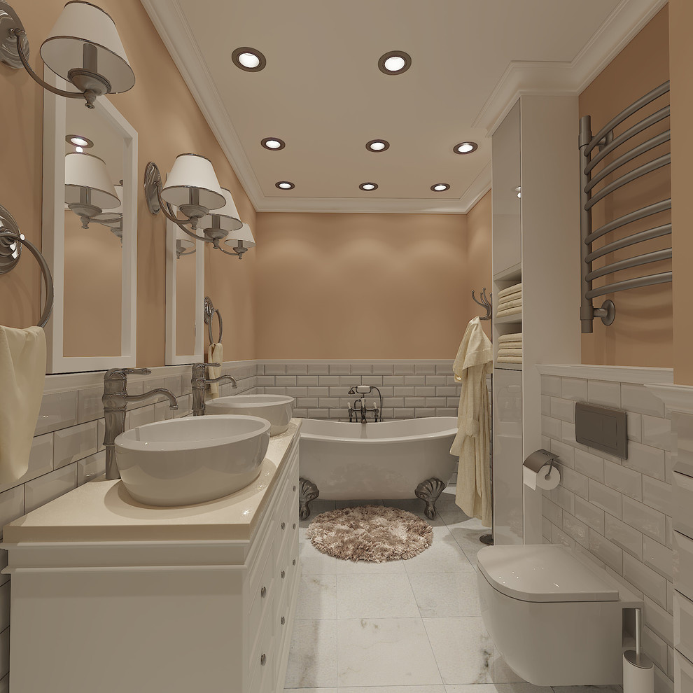 Спальня совмещенная с ванной