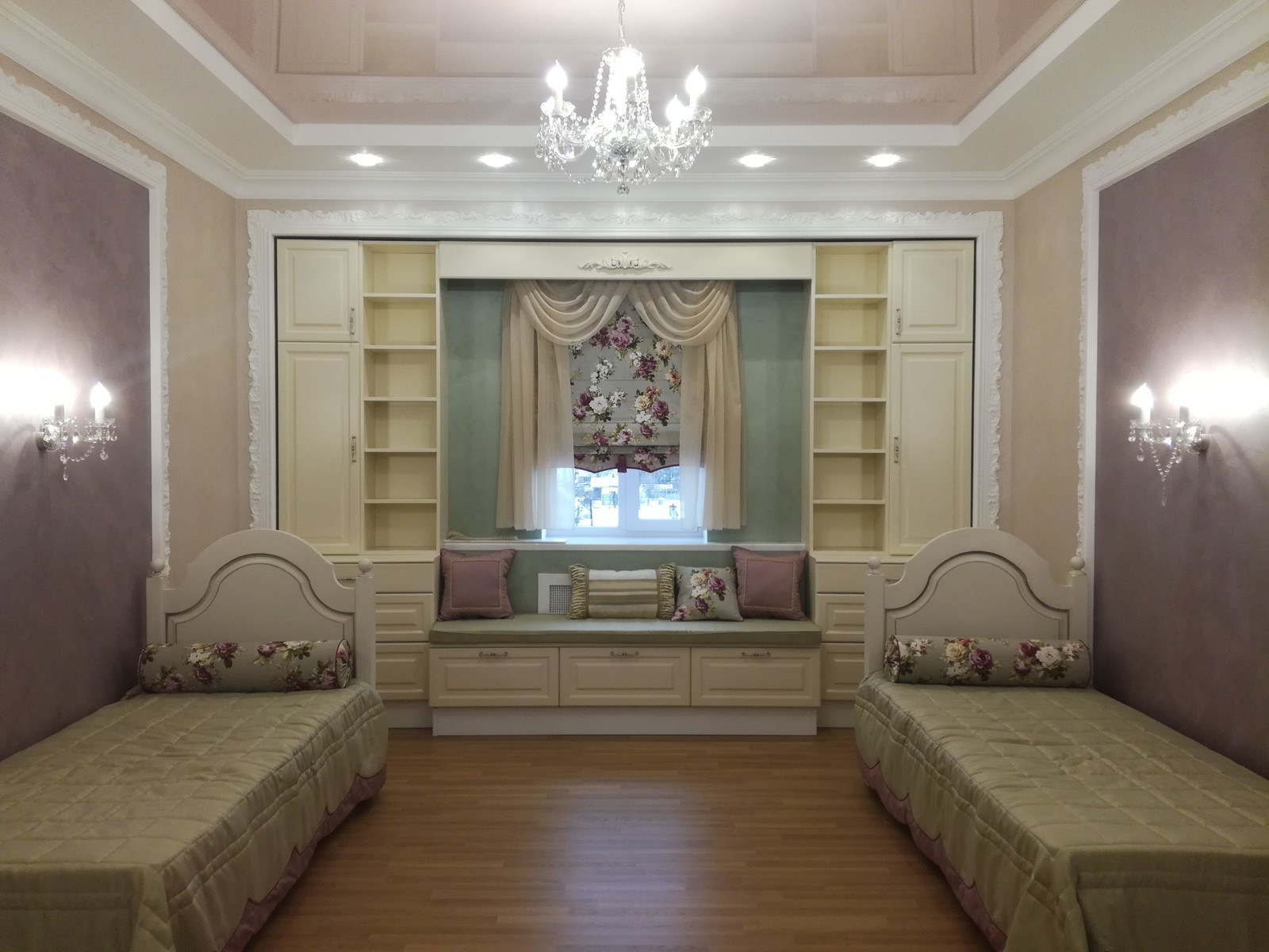 Детская комната с гардеробом 64 м2