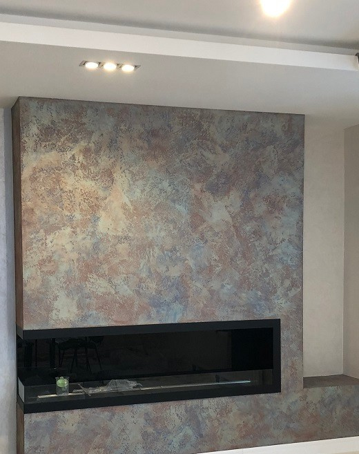 Угловой биокамин BioKer в пилоне. Москва