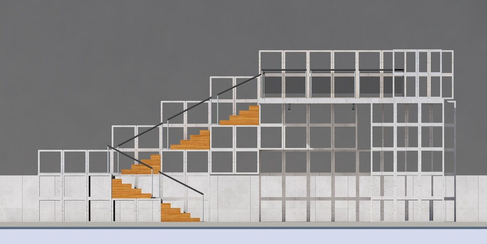 Die Treppe und das modulare System