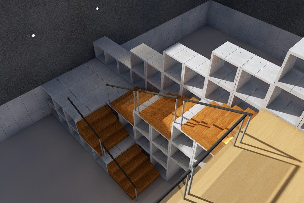 Die Treppe und das modulare System