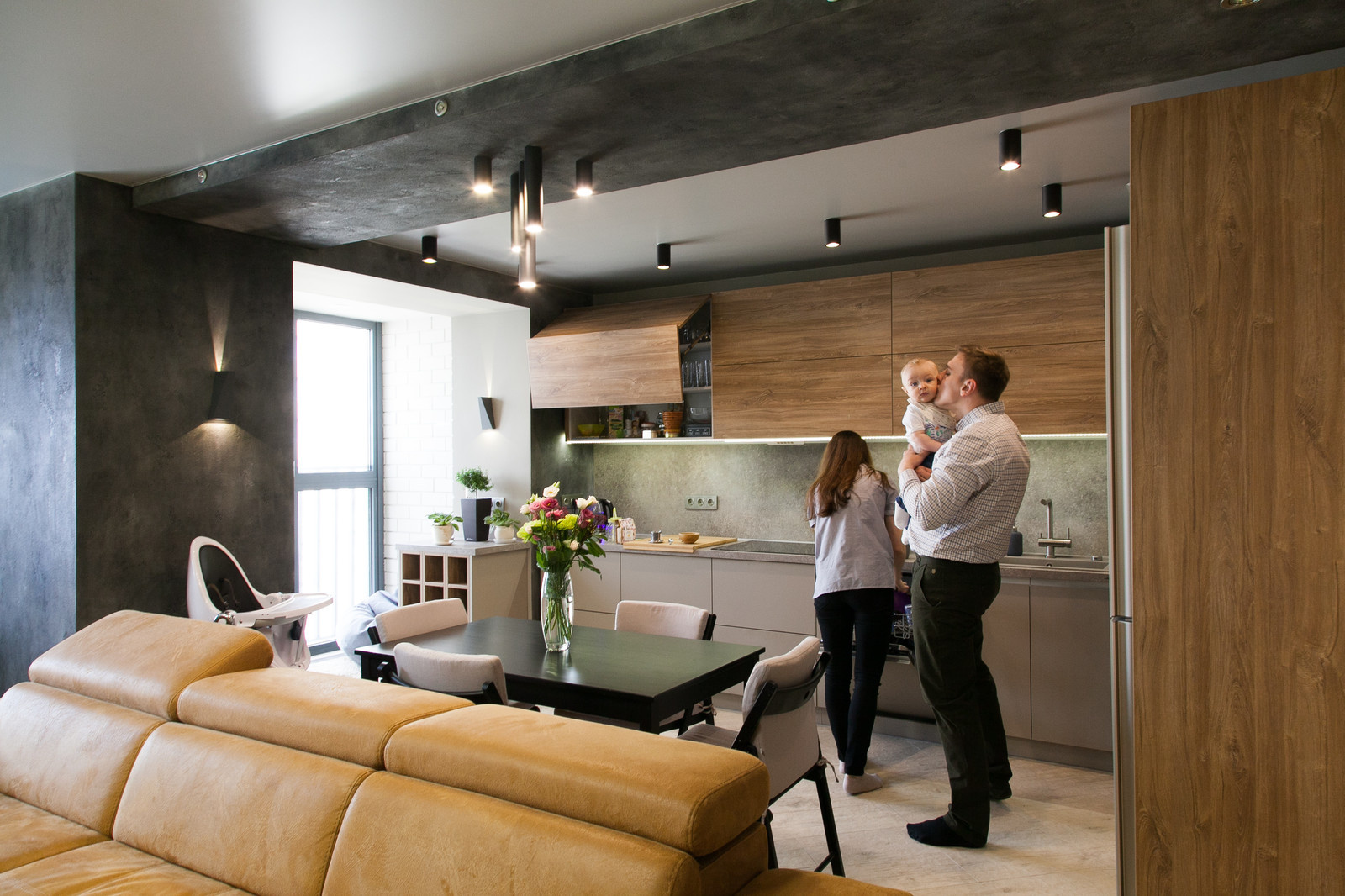 СОВРЕМЕННАЯ КВАРТИРА ДЛЯ МОЛОДОЙ ПАРЫ