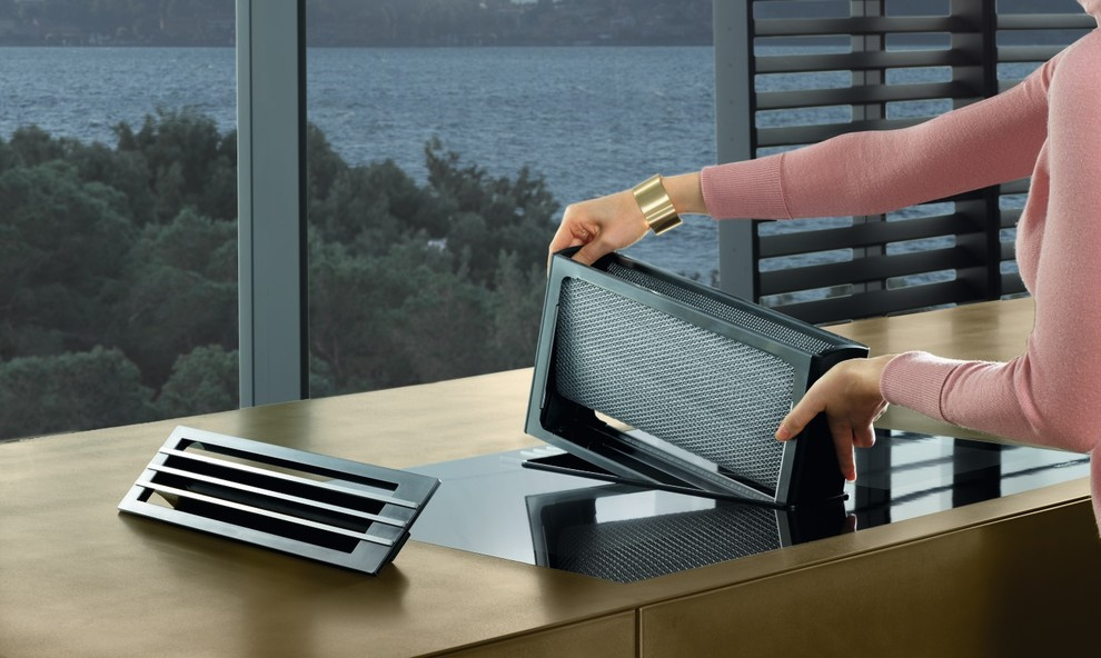 Индукционная панель конфорок со встраиваемой вытяжкой TwoInOne