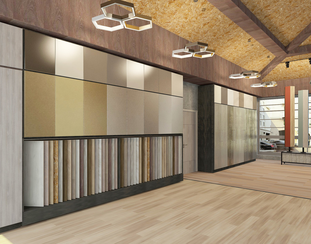 Эскиз Шоурума завода Кроношпан