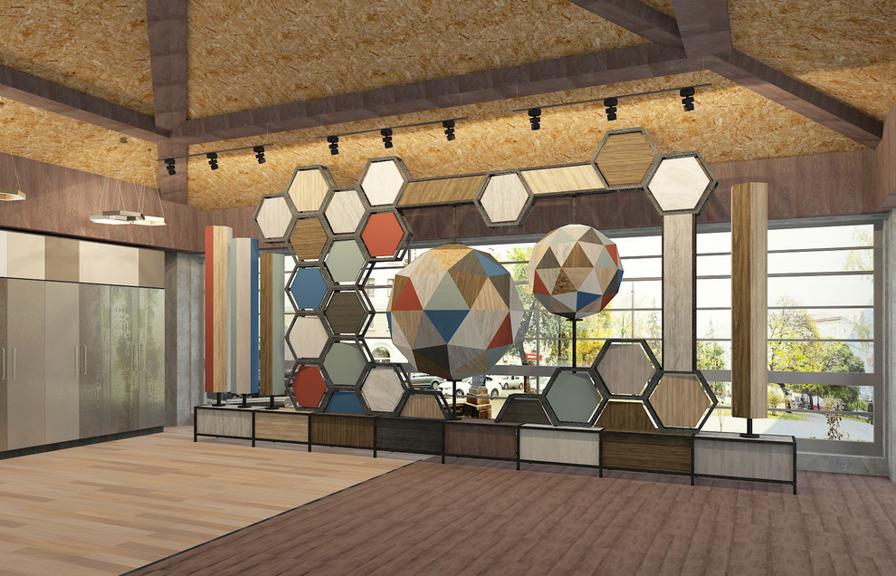 Эскиз Шоурума завода Кроношпан