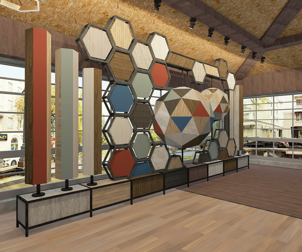 Эскиз Шоурума завода Кроношпан