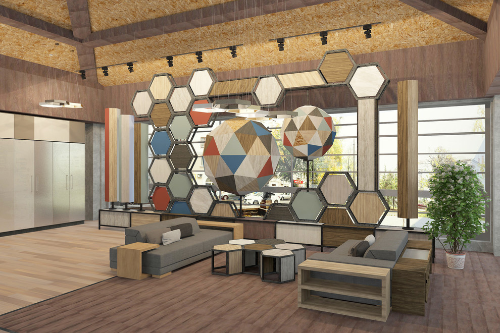 Эскиз Шоурума завода Кроношпан