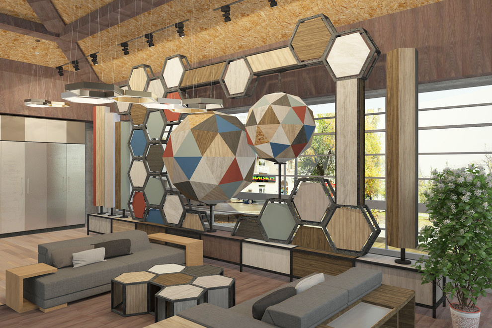 Эскиз Шоурума завода Кроношпан