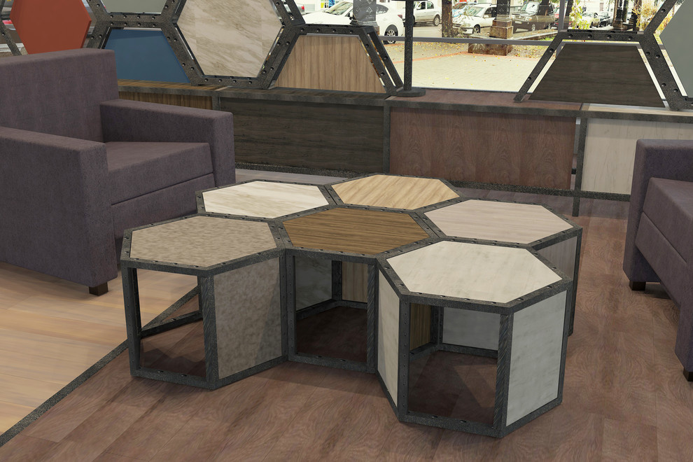 Эскиз Шоурума завода Кроношпан