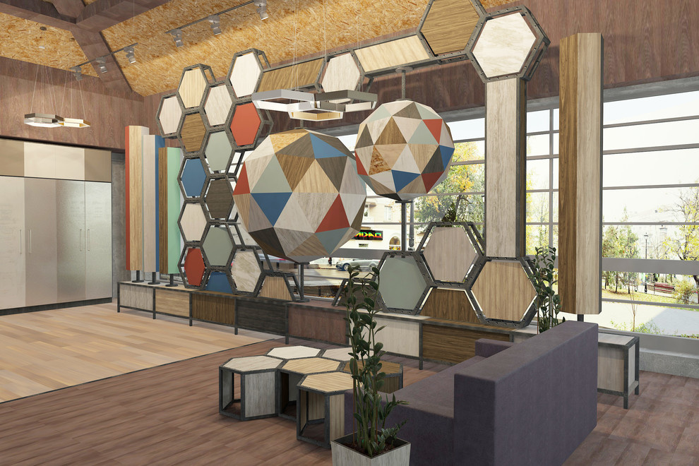 Эскиз Шоурума завода Кроношпан