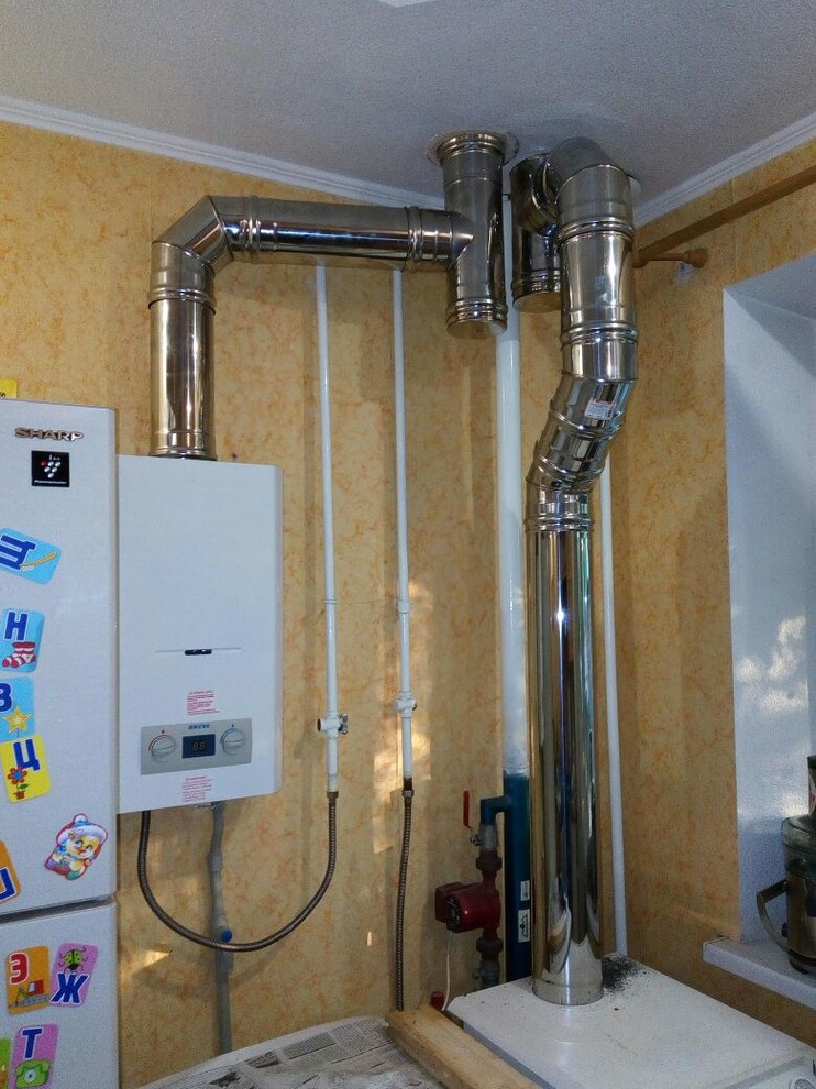 Обложка проекта: Внутренний дымоход для газового оборудования