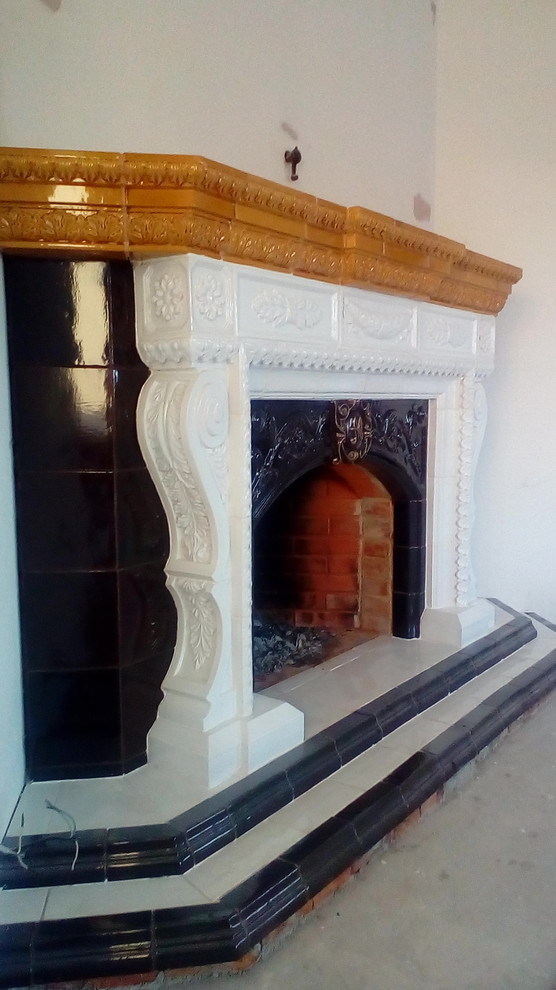 Керамика, изразцы для каминов, интерьеа