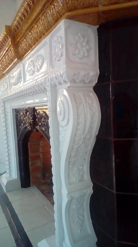 Керамика, изразцы для каминов, интерьеа